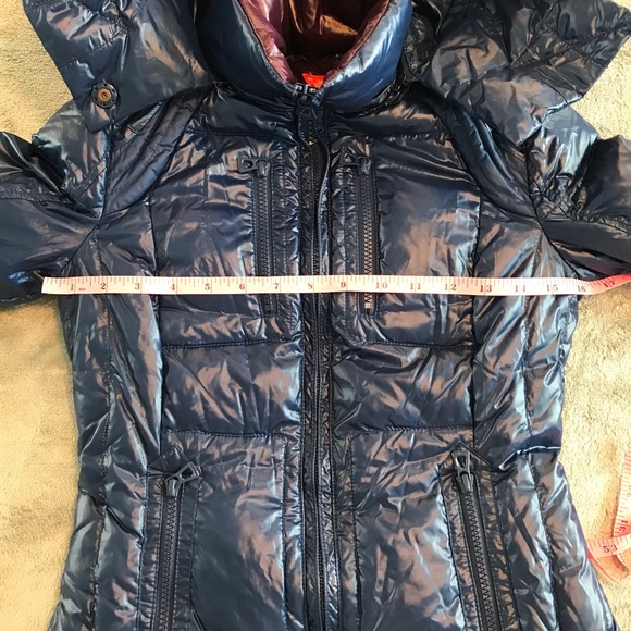 Hugo Boss puffer jacket detachable hood logo adjustable waist luxury designer - Picture 16 of 16